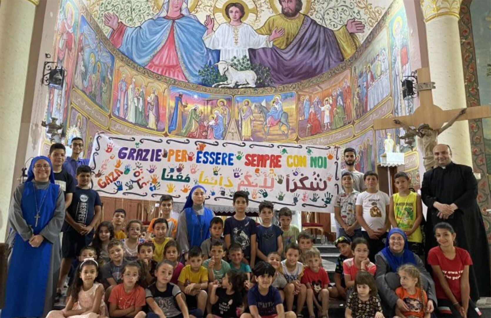 Giornata mondiale bambini: il video-saluto dei bambini di Gaza a Papa Francesco