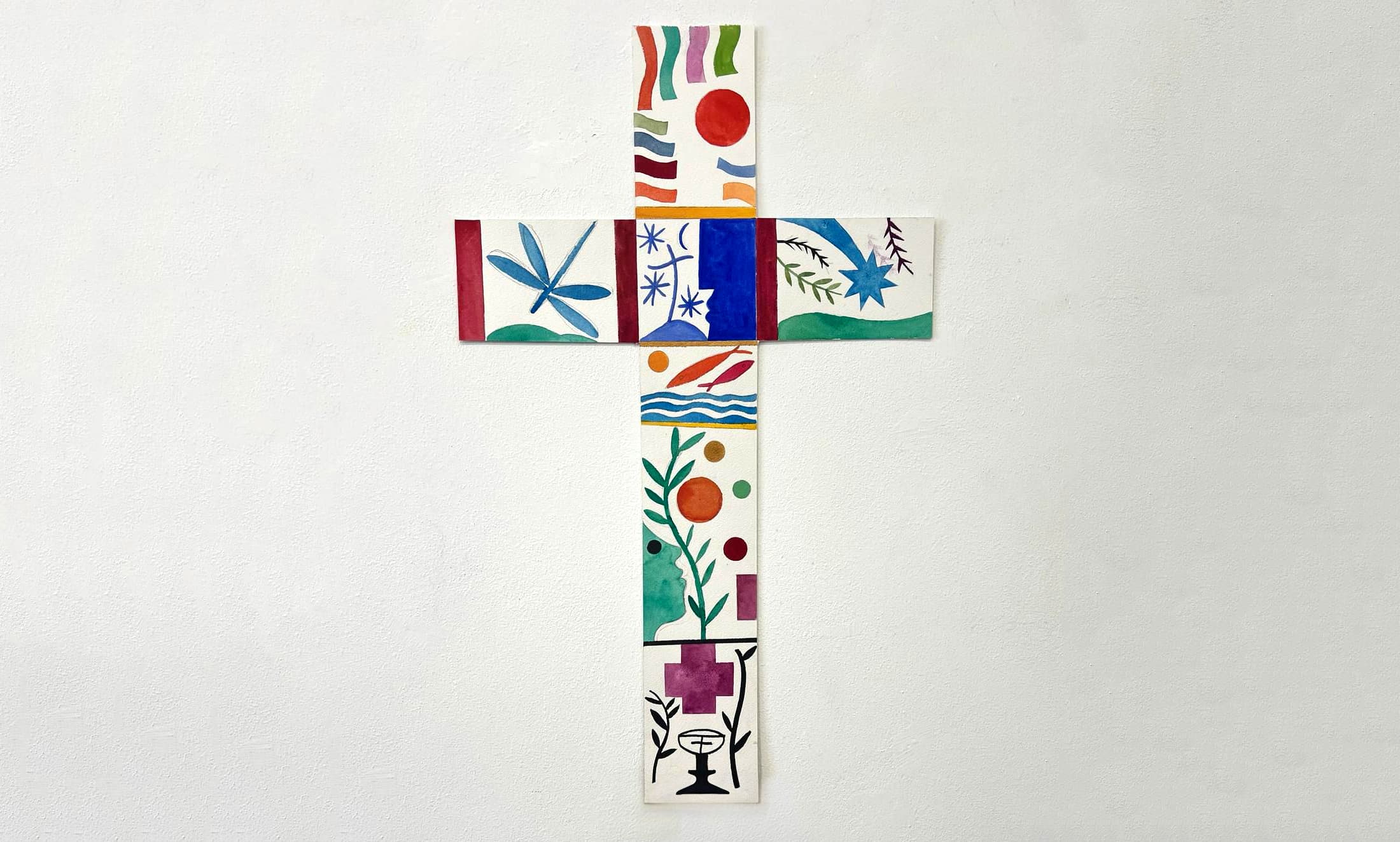 Arte: “La croce della Gioia” di Mimmo Paladino per la Giornata Mondiale dei Bambini