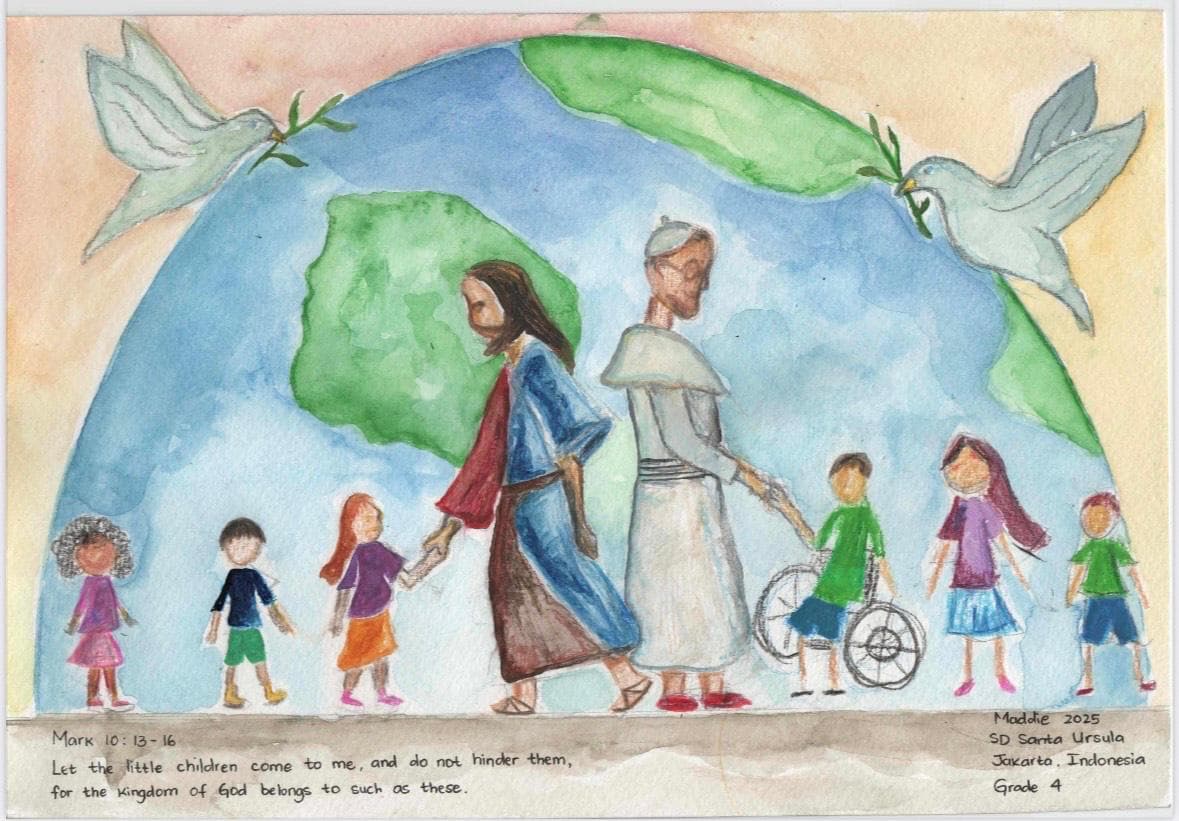 Centinaia di disegni e letterine per il primo mese di Pontificato di Papa Leone XIV